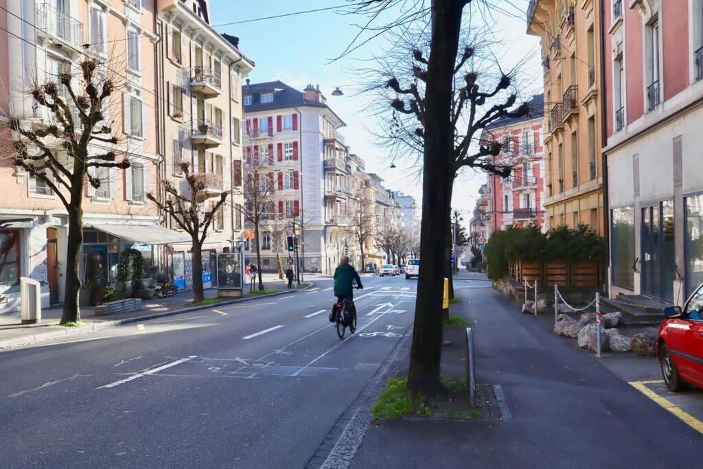 Comfortable, Very Well Located Between Train Station And Lake! Lausanne Kültér fotó